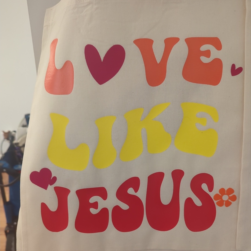 Love Like Jesus tote bag